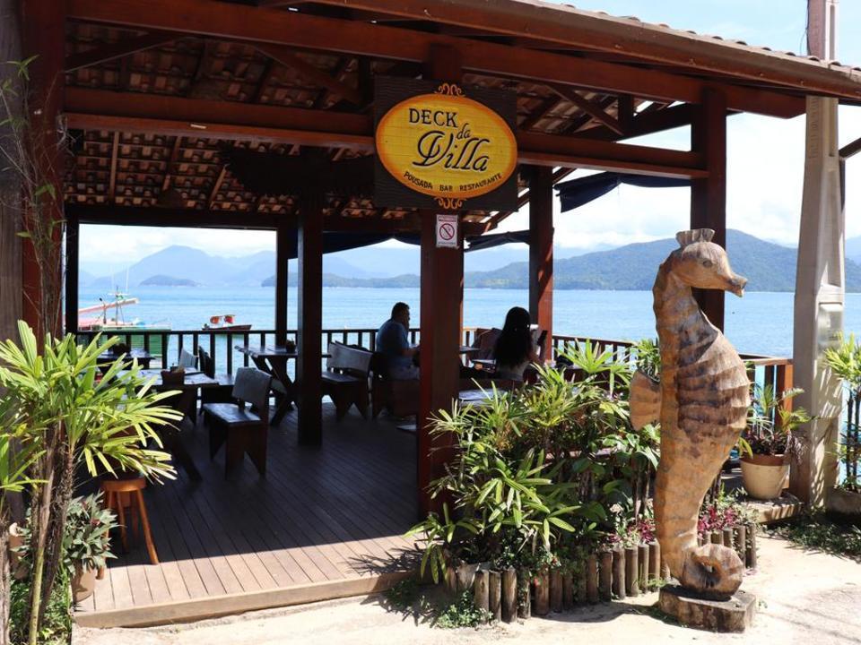 Deck Da Villa Pousada Ubatuba Luaran gambar