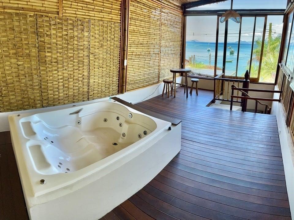 Deck Da Villa Pousada Ubatuba Luaran gambar