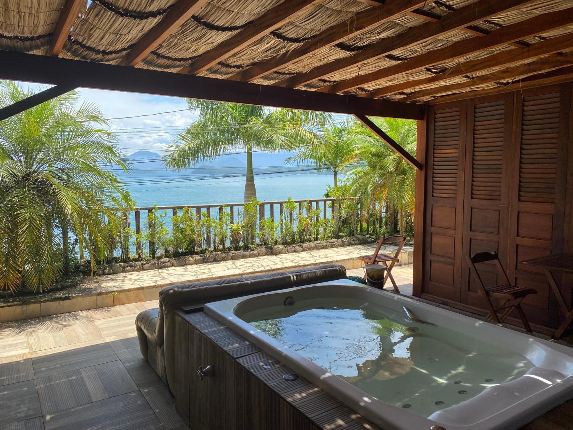 Deck Da Villa Pousada Ubatuba Luaran gambar