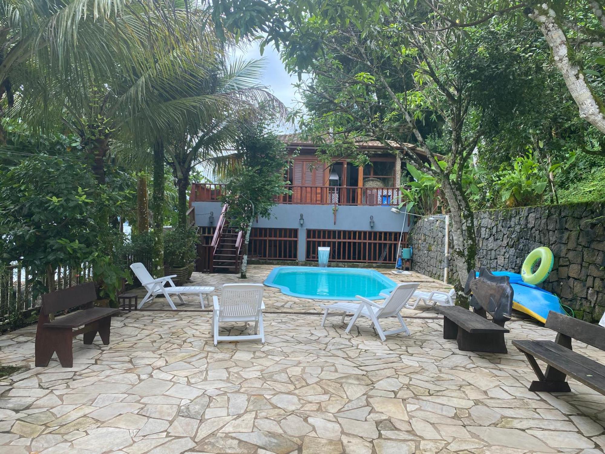 Deck Da Villa Pousada Ubatuba Luaran gambar