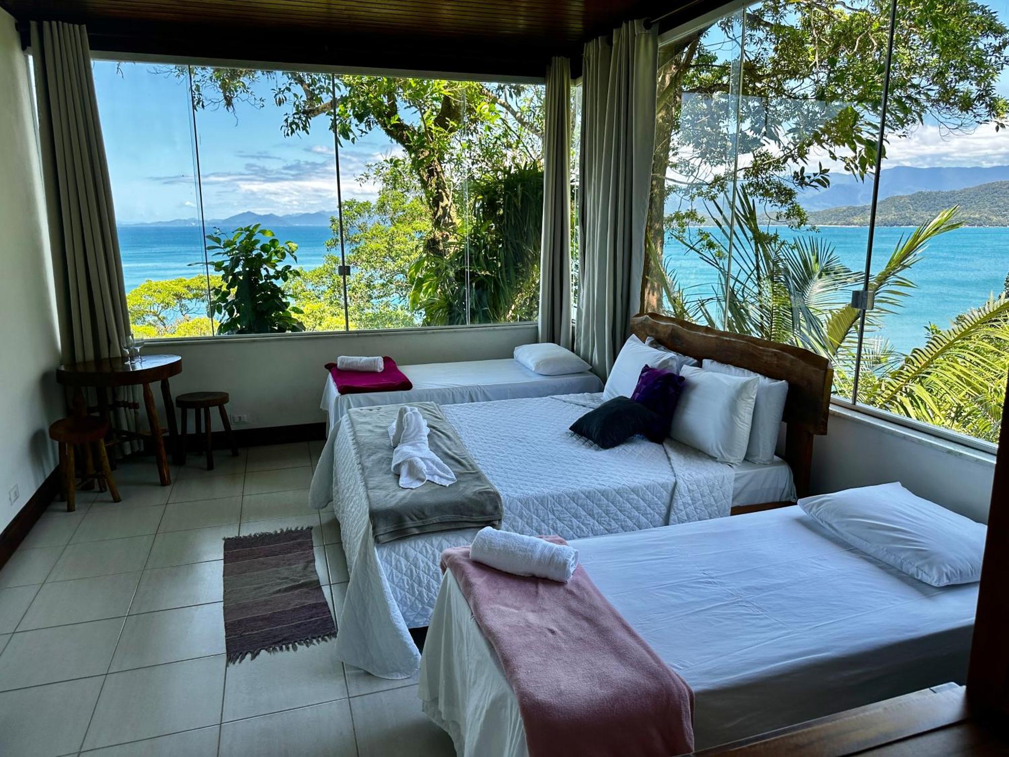 Deck Da Villa Pousada Ubatuba Luaran gambar
